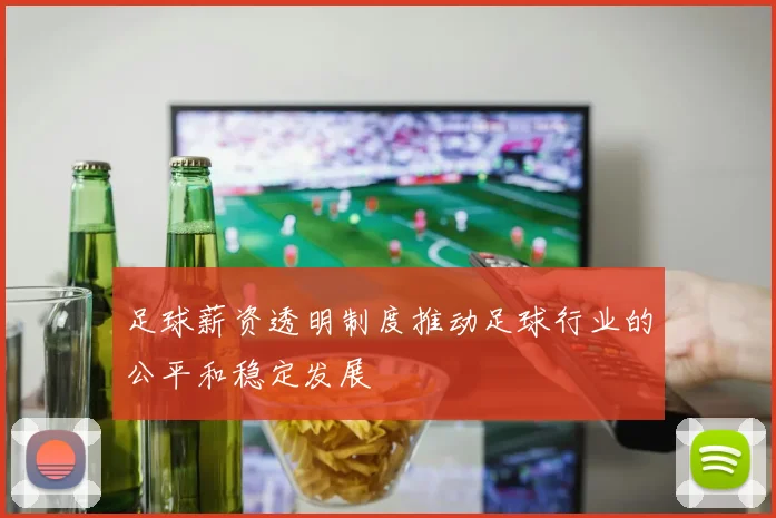 足球薪资透明制度推动足球行业的公平和稳定发展